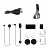 Picture of FODSPORTS The New Version FX8 Accessories, Motorcycle Helmet Bluetooth Headset Intercom Communication System Kit(Iron Clip/Hard Soft Mic/USB Charge Cable/2 Rubber Pad/8 Adhesive Pads Stickers)