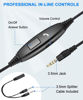 Picture of Callez 3.5mm Cell Phone Headset with Microphone Noise Cancelling for iPhone Samsung Smartphones Tablets, Computer Headset for Laptop PC Skype Call Center Office Classroom, Super Comfort, Clear Chat