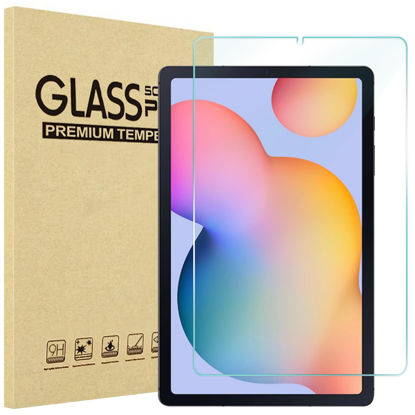 Picture of ProCase Screen Protector for Galaxy Tab S6 Lite 10.4 Inch 2024/2022/2020(SM-P620/P625/P613/P619/P615/P610), HD Clear 9H Hardness Tempered Glass Screen Saver Film Guard for Galaxy Tab S6 Lite -1 Pack