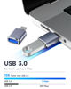 Picture of USB to USB C Adapter-4 Pack,【2*Type C Female to A Male Charger Converter】&【2*USB C Male to USB Female】OTG Adapter for iPhone 16 15 14 13 12 Pro Max Plus,Apple Watch Ultra 8 9,AirPods,iPad,Samsung S24