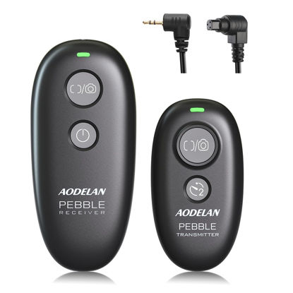 Picture of Remote Shutter Release for Canon, Camera Wireless Remote Control for Canon EOS R EOS RP 850D T7 5D Mark IV, Fujifilm XT-3, X-T30 II, Replace Canon RS-80N3, RS-60E3, Fuji RR-100, Olympus RM-CB2