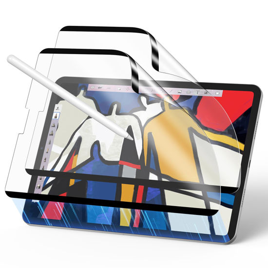 Picture of ESR 2 Pack iPad Pro 12.9 Inch Paper-Feel Magnetic Screen Protector 6th/5th/4th/3rd Generation (2022/2021/2020/2018), Write and Draw Like on Paper, Detachable and Reusable, Matte Finish
