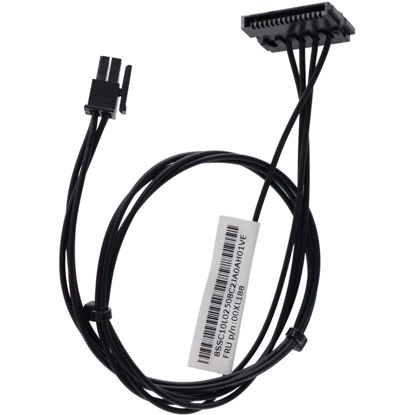 Picture of Deal4GO 35cm Mini 4-pin to 1 SATA HDD Power Cable 00XL188 Replacement for Lenovo ThinkCentre M710q M720T M720s M920s 17IAB7 510A-15ABR, Black