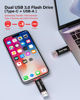 Picture of ABLAZE Type C Flash Drive 32GB 5 Pack, Dual USB 3.0+USB C Flash Drive Compatible with iPhone 16/15, Android Smartphone, Computer,Tablet Mac Laptop (5 Pack)