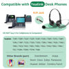 Picture of Callez Yealink Phone Headset with Quick Disconnect Cord, RJ9 Office Telephone Headset with Mic Noise Cancelling Compatible with Yealink T54W T33G T46S T42S T21P T20P Avaya 9608 9611 Grandstream Snom