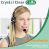 Picture of Callez Yealink Phone Headset with Quick Disconnect Cord, RJ9 Office Telephone Headset with Mic Noise Cancelling Compatible with Yealink T54W T33G T46S T42S T21P T20P Avaya 9608 9611 Grandstream Snom