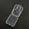 Picture of eTECH Collection 50 Pack of Clear Plastic SD/SDHC/SDXC/MicroSD/MicroSDHC/MicroSDXC Memory Card Case Holder for SanDisk/Kingston/Transcend/Samsung Memory Card (Case Only, Memory Card Not Included)