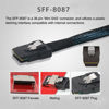 Picture of xiwai Mini SAS Internal SFF-8087 36Pin Male to External SFF-8088 Female Extension Cable 50cm PCBA with Low Profile Bracket