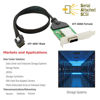 Picture of xiwai Mini SAS Internal SFF-8087 36Pin Male to External SFF-8088 Female Extension Cable 50cm PCBA with Low Profile Bracket
