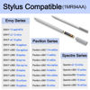 Picture of Stylus Pen for HP Envy X360 Pavilion X360 Specter X360 Spectre X2 Envy X2 Rechargeable MPP 1.51 Tilt Active Pen with 1024 Pressure Sensitivity, Palm Rejection, Magnetic Attachment Function, Silver