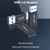 Picture of AreMe 3 Pack USB 3.0 Adapter, USB-A Male to Female, Male to Male and Female to Female Extension Coupler Converter Extender Connector
