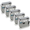 Picture of Greateam PTM95 Label Tape Refills Replacement for P-Touch M Tape M-K231 Brother Tape 12mm 0.47'' White M231 MK231 MK-231 Compatible with P-Touch PT70 PT80 PT65 PT70BM PT90 PT45 Label Maker, 5-Pack