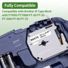 Picture of Greateam PTM95 Label Tape Refills Replacement for P-Touch M Tape M-K231 Brother Tape 12mm 0.47'' White M231 MK231 MK-231 Compatible with P-Touch PT70 PT80 PT65 PT70BM PT90 PT45 Label Maker, 5-Pack