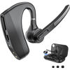 Picture of Wireless Earpiece Headset with USB Charging Case & Noise Cancelling Mic for PC, Phone, Bluetooth Headphones Over Ear with Microphone for Zoom Meetings, Work from Home, Trucker Use
