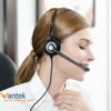 Picture of Wantek RJ9 Telephone Headset Mono with Noise Cancelling Mic, Quick Disconnect, Only for Plantronics M12 M22 MX10 Amplifiers or Cisco 7940 7942G 7945G 7960G 7975G 7821 7861 8841 8851 IP Phones(600QC1)