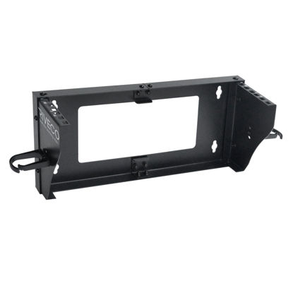 Picture of RIVECO 2U Wall Mount Rack for Network Reinforced Heavy Load 66LBS Small Server Racks Vertical & Horizontal Mounting for 19 inches IT & Studio Equipment.