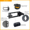 Picture of RIVECO 2U Wall Mount Rack for Network Reinforced Heavy Load 66LBS Small Server Racks Vertical & Horizontal Mounting for 19 inches IT & Studio Equipment.