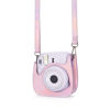 Picture of Riosin Instant Mini 12 Protective Camera Case for Fujifilm Instax Mini 12/11,Premium PU Leather Camera Bag Cover with Pocket and Removable&Adjustable Strap (Magic Pink)