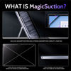 Picture of Peslv Privacy Screen for 10.5 Inch Surface Go 3/2/1, MagicSuction™ Removable Anti Spy Black Protector, Glare Blue Light Filter for Microsoft Laptop Computer Monitor