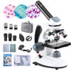 Picture of Crspexil 40X-2000X Microscopes for Kids Students Adults, with Microscope Prepared Slides 30p, Microscope Accessories, Phone Adapter, Microscopes for School Laboratory Home Education