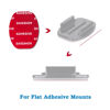 Picture of VIIMAKE 8pcs 3M Sticky Adhesive Pads,for Gopro Curved Flat Helmet Base Mount,Double Side Adhesive Tapes Replacement Kits for GoPro Hero 10, 9, 8, 7,6,Action Camera,Dashcams (Flat Mount Pads)