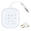 Picture of Bluetooth Transmitter Receiver,Bluetooth Audio Adapter for Airplane,Bluetooth Transmitter for TV,Gym, Aptx HD, Aptx Low Latency Audio for 2 AirPods/Headphones (White)