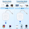 Picture of Bluetooth Transmitter Receiver,Bluetooth Audio Adapter for Airplane,Bluetooth Transmitter for TV,Gym, Aptx HD, Aptx Low Latency Audio for 2 AirPods/Headphones (White)