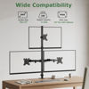 Picture of UPGRAVITY Triple Monitor Desk Mount for 17 to 32 inch Screens,Each Arm Holds up 17.6 lbs,3 Monitor Stand with Tilt,Swivel,Rotate,VESA Mount 75/100x100mm