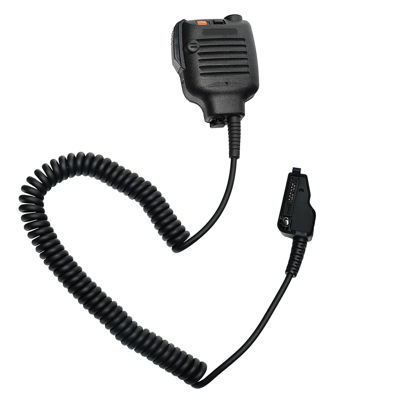 Picture of TDYU KMC-25 Speaker Microphone Handheld mic Compatible with NX-200 NX-210 NX-300 NX-3200 TK-2180 TK-3180 NX-3300 NX-410 NX-411 NX-5200 NX-5300 NX-5400 TK-2180 TK-3180 TK-5210 TK-5220 TK-5410