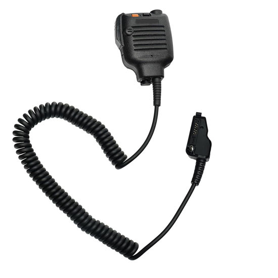 Picture of TDYU KMC-25 Speaker Microphone Handheld mic Compatible with NX-200 NX-210 NX-300 NX-3200 TK-2180 TK-3180 NX-3300 NX-410 NX-411 NX-5200 NX-5300 NX-5400 TK-2180 TK-3180 TK-5210 TK-5220 TK-5410