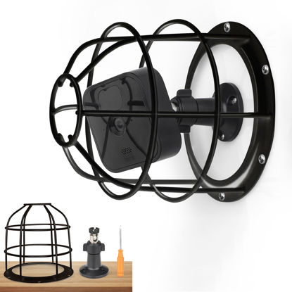 Picture of UYODM AntiTheft Camera Mount Cage and Wall Mount Bracket Compatible with Blink Outdoor,Blink Mini,Blink XT2/XT, Blink Outdoor 4 (4th Gen)/(3rd Gen) XT3, YI Camera,Wyze Outdoor,eufycam, Nest Camera