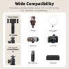 Picture of SupeDesk Overhead Camera Mount, Adjustable Desk Mount with Flexible Aluminum Spring Arm, 360° Ball Head, 1/4" 3/8" Screw & Phone Clamp for DSLR Cameras, Light, Heavy Microphones, and Smartphones