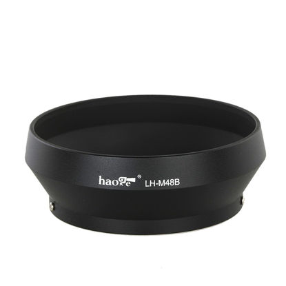 Picture of Haoge LH-M48B Metal Lens Hood Shade for Olympus M.ZUIKO Digital 17mm F1.8 17 1.8 Lens Replaces LH-48B Black