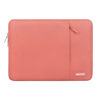 Picture of MOSISO Laptop Sleeve Bag Compatible with MacBook Air/Pro, 13-13.3 inch Notebook, Compatible with MacBook Pro 14 inch M3 M2 M1 Chip Pro Max 2024-2021, Polyester Vertical Case with Pocket, Coral