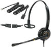 Picture of N/X KEMEILE Telephone Headset with Noise Cancelling Mic, Corded RJ9 Phone Headset Compatible with Cisco CP-7821 7841 7942G 7931G 7940 7941G 7945G 7960 7961G 7962G 7965G 7975G 8811 8841 8861 9951 etc