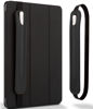 Picture of Goospery Pencil Holder Compatible with Apple Pencil (1st & 2nd Generation) Sling Sleeve PU Leather Pouch Case Pocket Accessories Elastic Band Fit iPad 8th 7th Mini 5th/Notebook/Tablets - Black