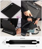 Picture of Goospery Pencil Holder Compatible with Apple Pencil (1st & 2nd Generation) Sling Sleeve PU Leather Pouch Case Pocket Accessories Elastic Band Fit iPad 8th 7th Mini 5th/Notebook/Tablets - Black
