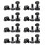 Picture of SGTKJSJS M6 x 16mm Computer Rack Mount Cage Nuts, Screws and Washers for Rack Mount Server Cabinet, Rack Mount Server Shelves,Rack Mount Screws and Square Insert Nuts- Black