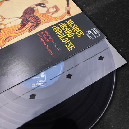Picture of sdroceRyaM 20pcs Vinyl Record Inner Sleeves 12 Inches Rice Paper LP Sleeves for 33 RPM Anti-Static Vinyl Record Sleeves 3-Layer Acid-Free Protective Sleeves for Album Cover LP Collection