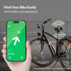 Picture of BONE Bike AirTag Strap, Hidden Bicycle GPS Tracker Case for Apple AirTag, Ultra-Lightweight Scratch-Free & Waterproof Silicone Holder, Anti-Theft Seatpost Mount for Mountain Bikes & Scooters