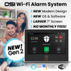 Picture of OSI Alarm System for Home Security (Gen 2)11 piece. DIY, Touch Screen, Motion Detection, Contact sensors, Wireless Siren, Remotes, Phone App, Compatible with Alexa, Continuous Updates,NO Monthly Fees