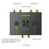 Picture of LiNKFOR R/L Stereo Audio Switch 2 in 1 Out R/L Stereo Audio Switch 1 in 2 Out Stereo Audio Splitter with Mute Button and No External Power Required