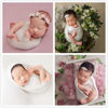 Picture of Zeroest Newborn Photography Stretch Wrap Boy Girl Baby Wraps Photography Props Baby Photo Prop Stretch Blanket for baby (White)