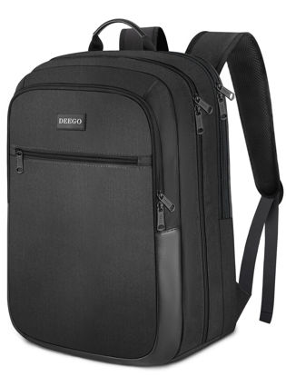 Picture of DEEGO Smell Proof Bag, Smell Proof Backpack Water Resistant Smell Proof Bags Travel Laptop Backpack, Large Capacity Enduring Smell Proof Stash Bag with Lock for Men