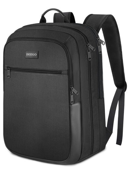 Picture of DEEGO Smell Proof Bag, Smell Proof Backpack Water Resistant Smell Proof Bags Travel Laptop Backpack, Large Capacity Enduring Smell Proof Stash Bag with Lock for Men