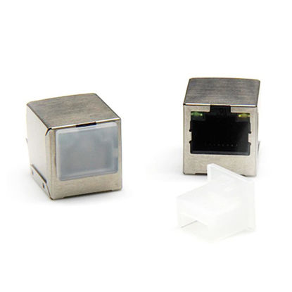 Picture of 10pcs RJ45 Jack Dust Cover Cap Protector Plastic RJ45 Female Port Dust Plug (Clear)