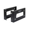 Picture of RIVECO 4U Open Frame Rack Wall Mount & Desktop Mount, No Assembly Required Server Rack for Network Equipment & Data AV HiFi Stereo Gaming Electronics Shelf