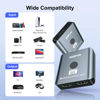 Picture of SGEYR HDMI Switch, 8K HDMI Switcher 2 in 1 Out,HDMI 2.1 Switch Selector,Aluminum HDMI 2.1 Splitter Bi-Directional Ultra HD, Support 8K@60Hz,48Gbps, Compatible with PS5/4,Xbox,Roku（Grey）