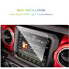Picture of Screen Protector Compatible With 2019-2021 wrangler,Anti-Explosion & Scratch,HD Clear,SSSKY Premium Navigation Accessories