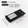 Picture of (2-Pack) 7.5V 1800mAh HNN9628A Replacement Battery Pack for Motorola GP300, GTX800, CP450, PTX600, PRO3150, P080, P040, MTX638, LTS2000, LCS2000, GTX900, GP88S, GP88, GP600, GP308, CP250, HNN9628B
